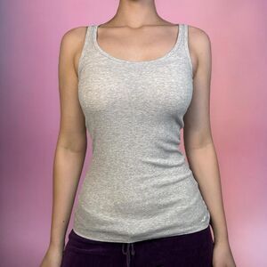 2000s Hollister grey basic tank top🎀